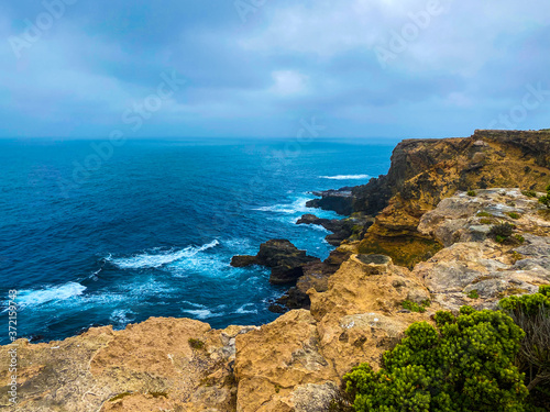 ocean landscape with rocks