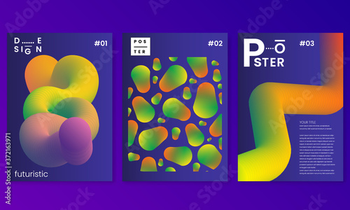 abstract vector background illustration for cover of magazine about dream, future, design, fancy. Crazy electronic music party/ fashion poster. Modern flyer.