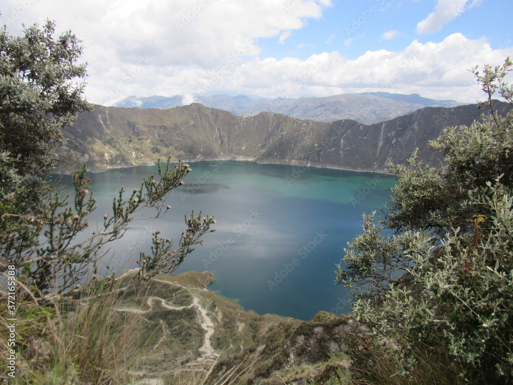 Obraz premium QUILOTOA. ECUADOR