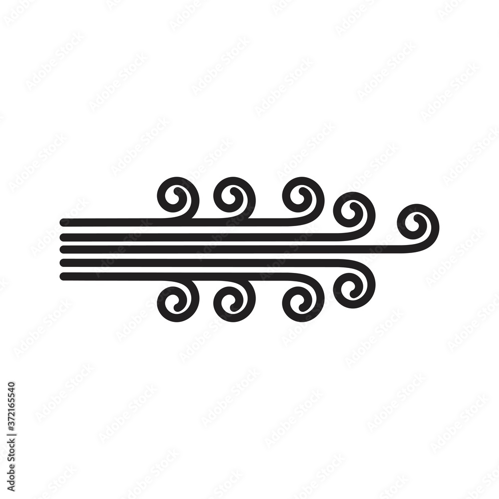 Wind vector icon design illustration Wind vector icon design illustration