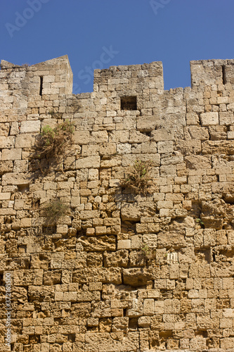 Greek ancient architecture. Rhodes island. Summer vacation. Euro-trip.