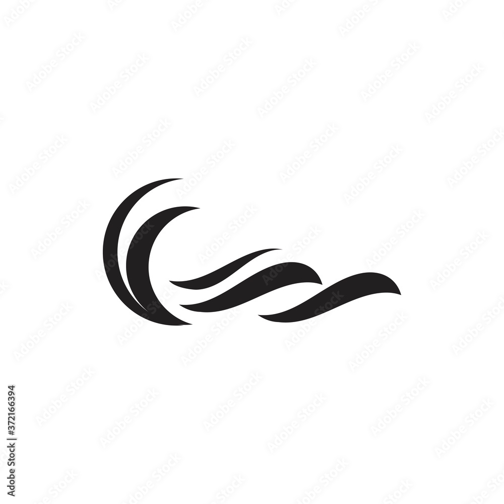 Wind vector icon design illustration Wind vector icon design illustration