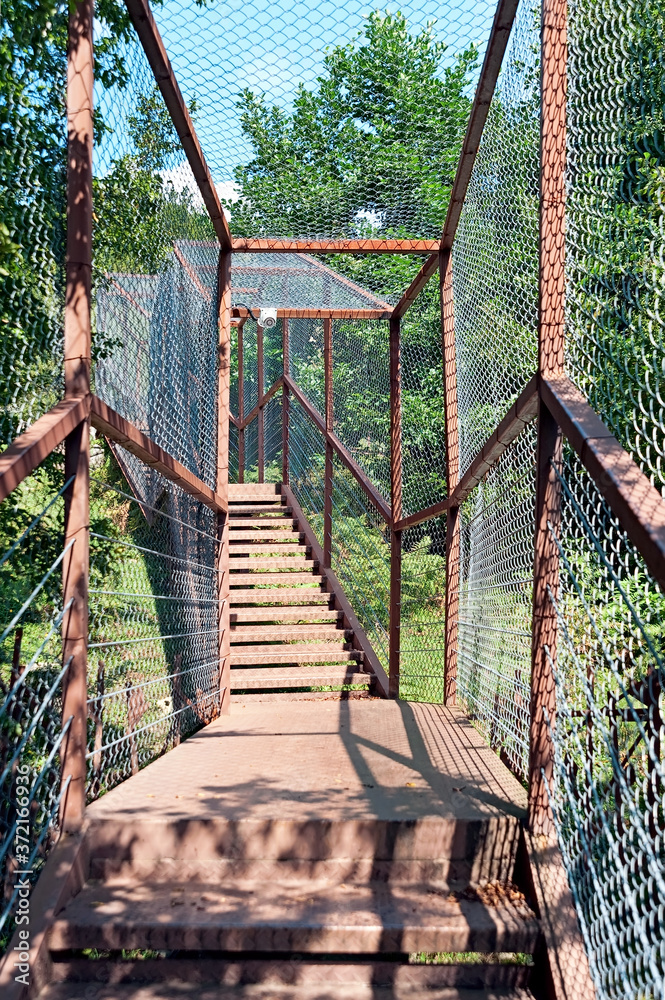 The path to the observation desk in Okatse canyon in Georgia The path to the observation desk in Okatse canyon in Georgia