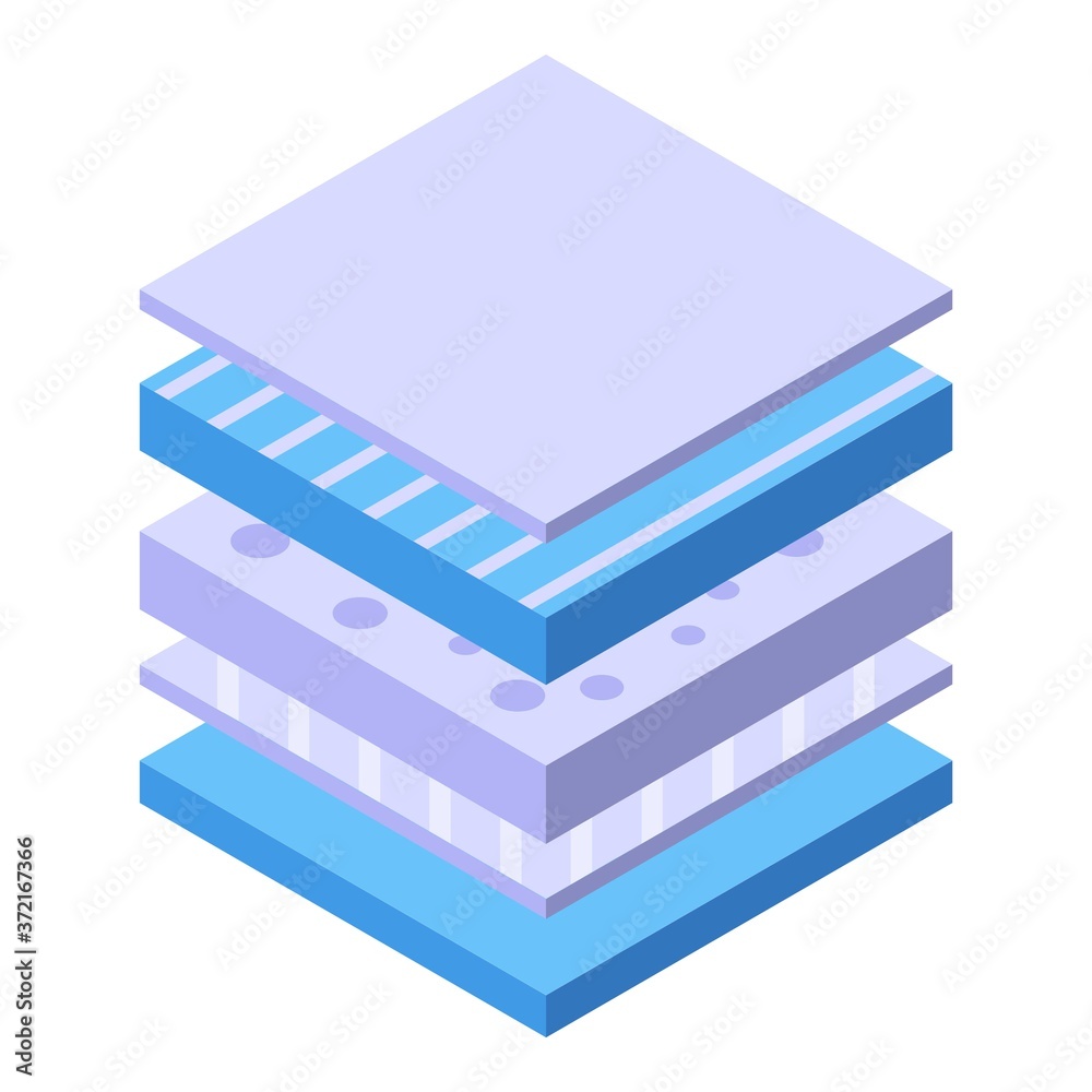 Diaper structure icon. Isometric of diaper structure vector icon for web design isolated on white background Diaper structure icon. Isometric of diaper structure vector icon for web design isolated on white background