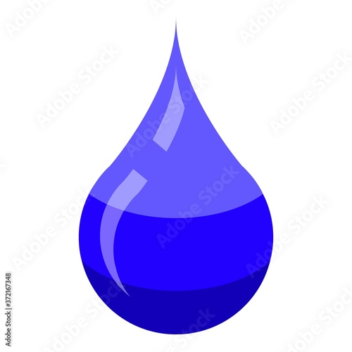 Diaper water absorb icon. Isometric of diaper water absorb vector icon for web design isolated on white background