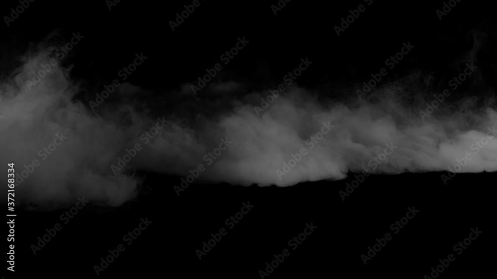 Mystery atmospheric fog, waves cloud of smoke, mist or dry ice. VFX