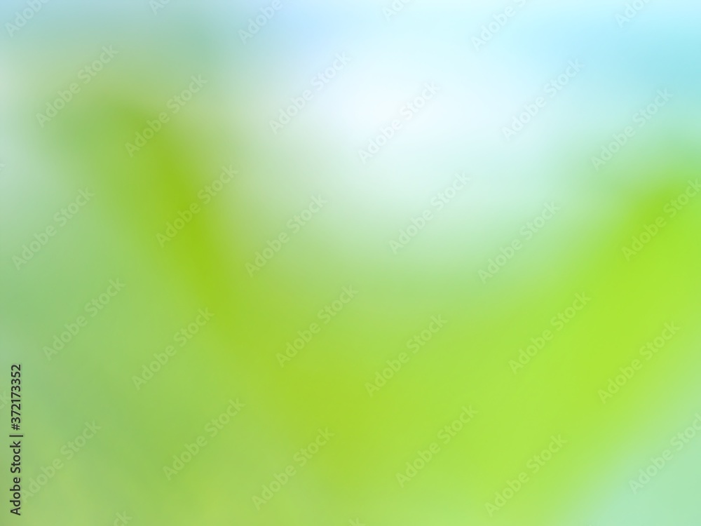 fresh green blue blurry abstract eco background