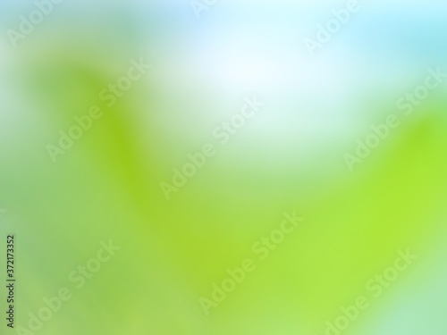 fresh green blue blurry abstract eco background