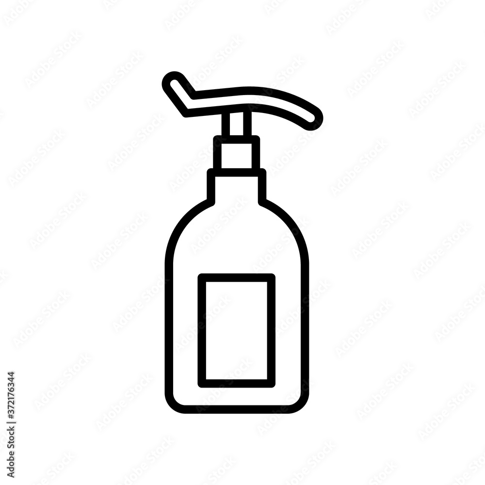 sanitizer spray icon black vector sanitizer spray icon black vector