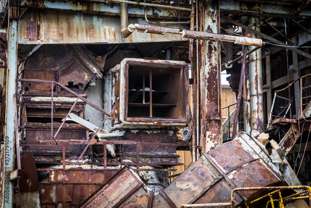 Coal-Fired Power Plant Detail, Ikeshima