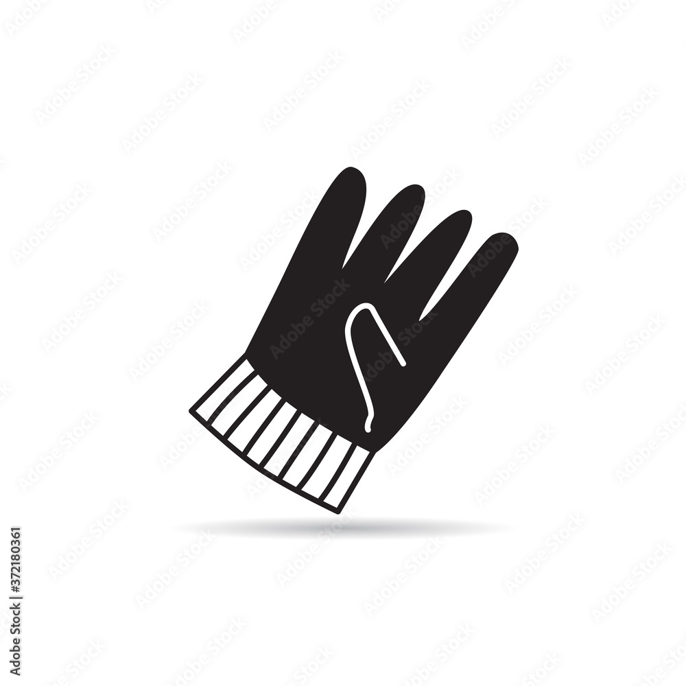 Obraz premium glove icon on white background vector