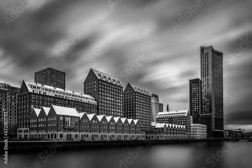 modern buildings in the Dutch city of Rotterdam photo