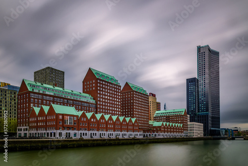 modern buildings in the Dutch city of Rotterdam photo