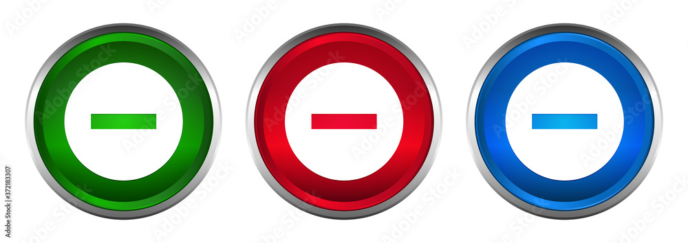 Cancel icon supreme round button set design illustration Cancel icon supreme round button set design illustration