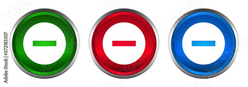 Cancel icon supreme round button set design illustration
