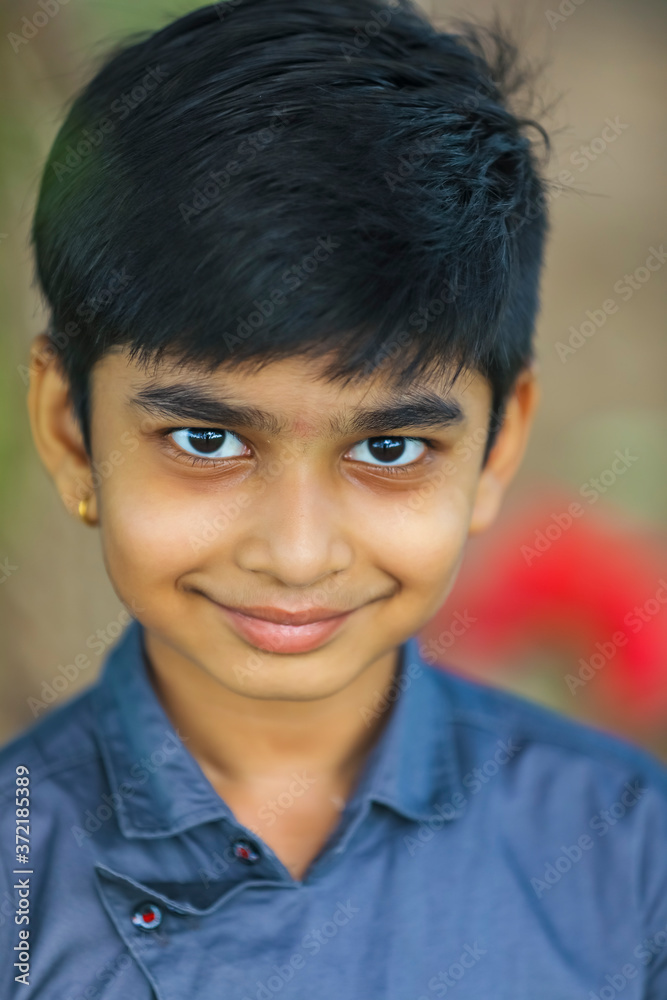 portrait of Happy little Indian / Asian boy portrait of Happy little Indian / Asian boy