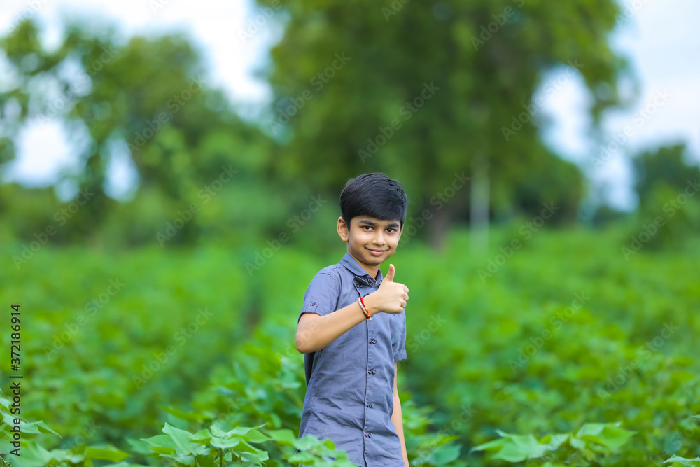 Little indian boy showing thumb up Little indian boy showing thumb up