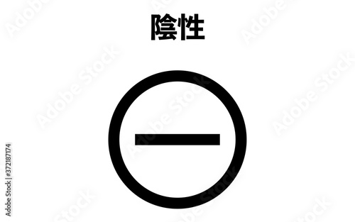 検査で陰性が出たイラスト