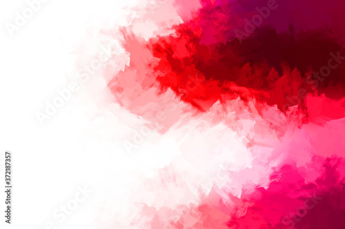 2D illustration of colorful brush strokes. Decorative texture painting. Vibrant paint pattern backdrop.