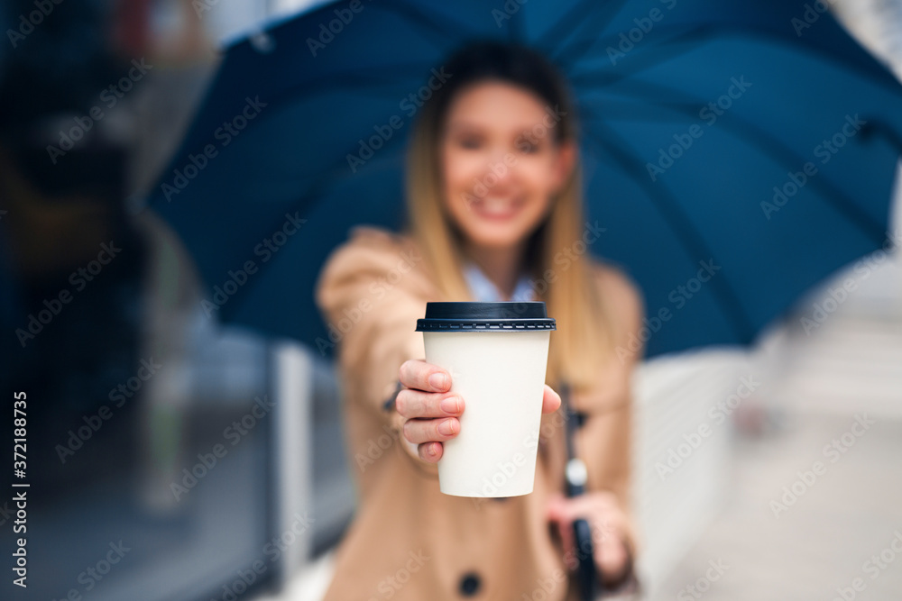 Fototapeta premium Would you like some coffee?