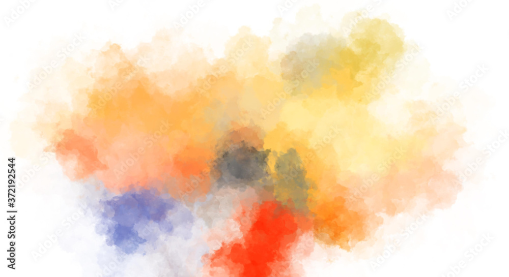 Fototapeta premium Brushed Painted Abstract Background. Brush stroked painting. Artistic vibrant and colorful wallpaper..