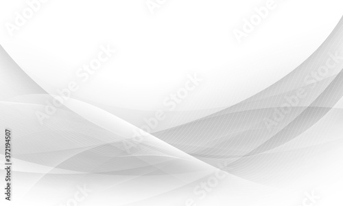 Abstract grey background poster with dynamic waves. technology network Vector illustration.