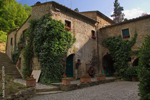 Fototapeta Naklejka Na Ścianę i Meble -  Residential house in Volterra, Province of Siena, Tuscany, Italy, Europe 
