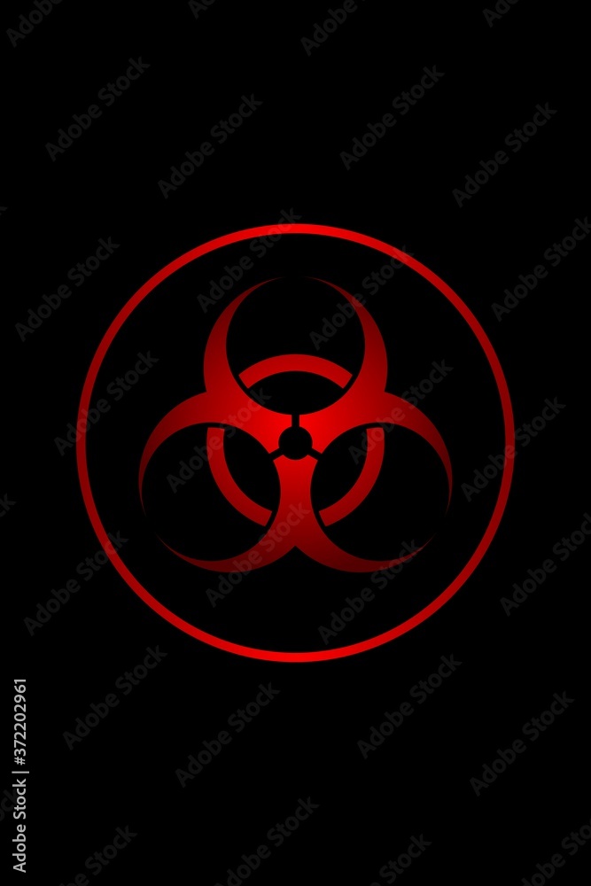 biohazard warning sign biohazard warning sign