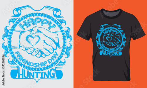  typography  Custom hunting all t-shirt design   