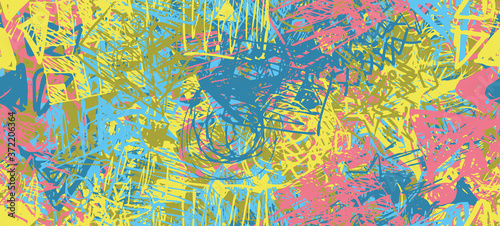 Multi-color abstract background. Color seamless texture. Grunge graffiti