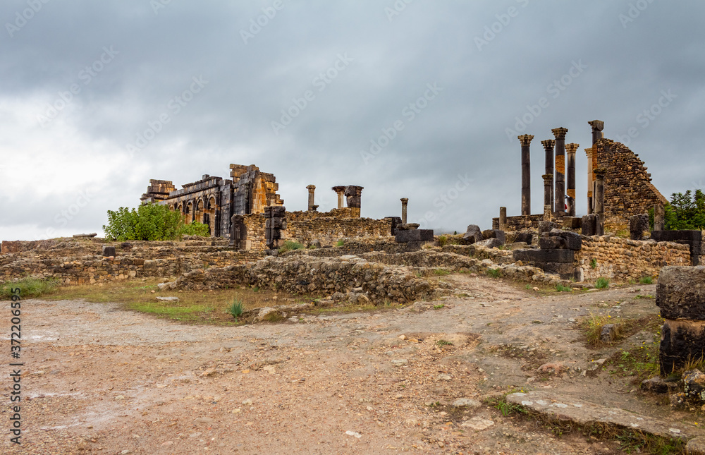 The archaeological site of Volubilis, remains of Morocco's oldest Roman site The archaeological site of Volubilis, remains of Morocco's oldest Roman site