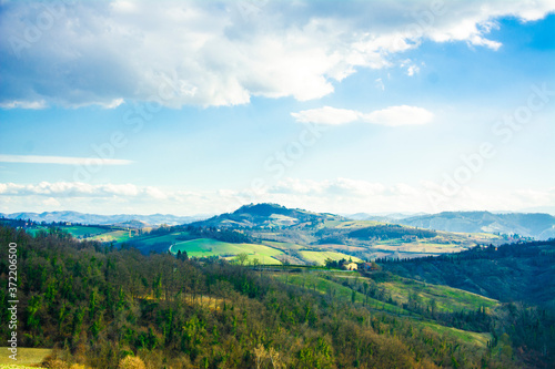 Fresh italian landscape in spring