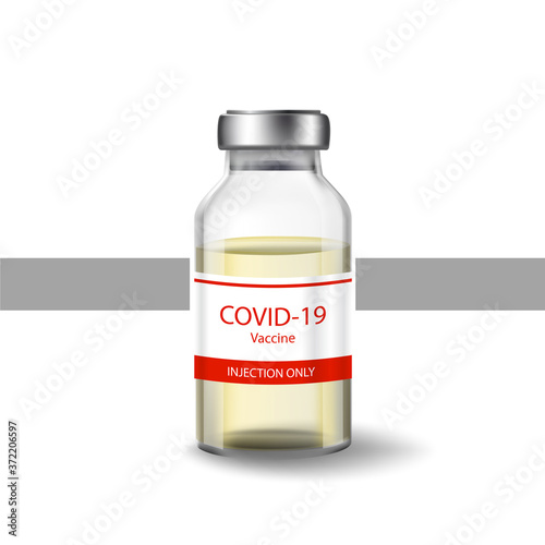 Ill of Covid 19 Vaccine in a Bottle