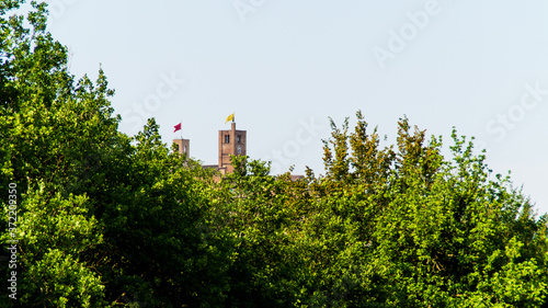 Sarnano vista lungo la via delle cascate perdute