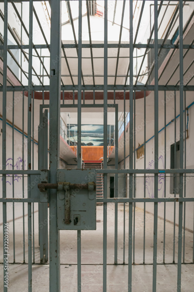 Fototapeta premium Old prison abandoned