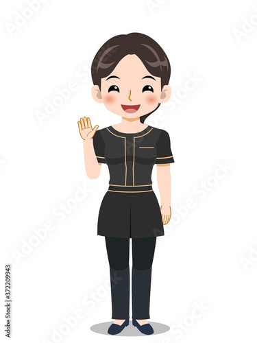 エステサロンの女性