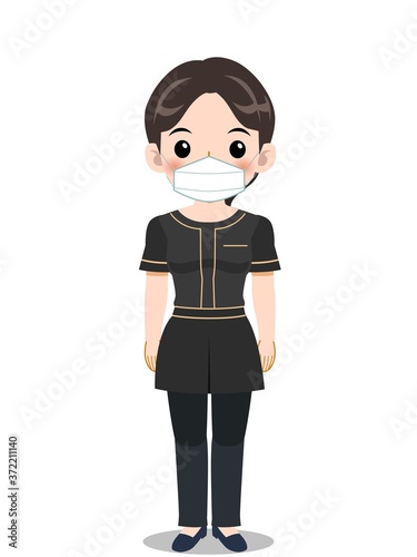 エステサロンの女性