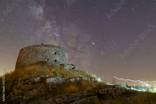 Italy Tuscany Grosseto, Mount Amiata Arcidosso, the milky way seen from the hermitage of Monte Labbro, David Lazzaretti photo