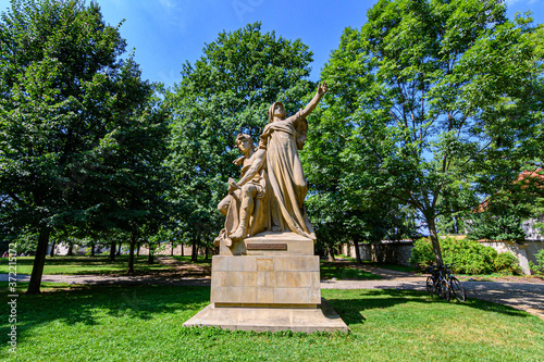 Vyšehradské sady parco di Vyšehrad Libuše and Přemysl