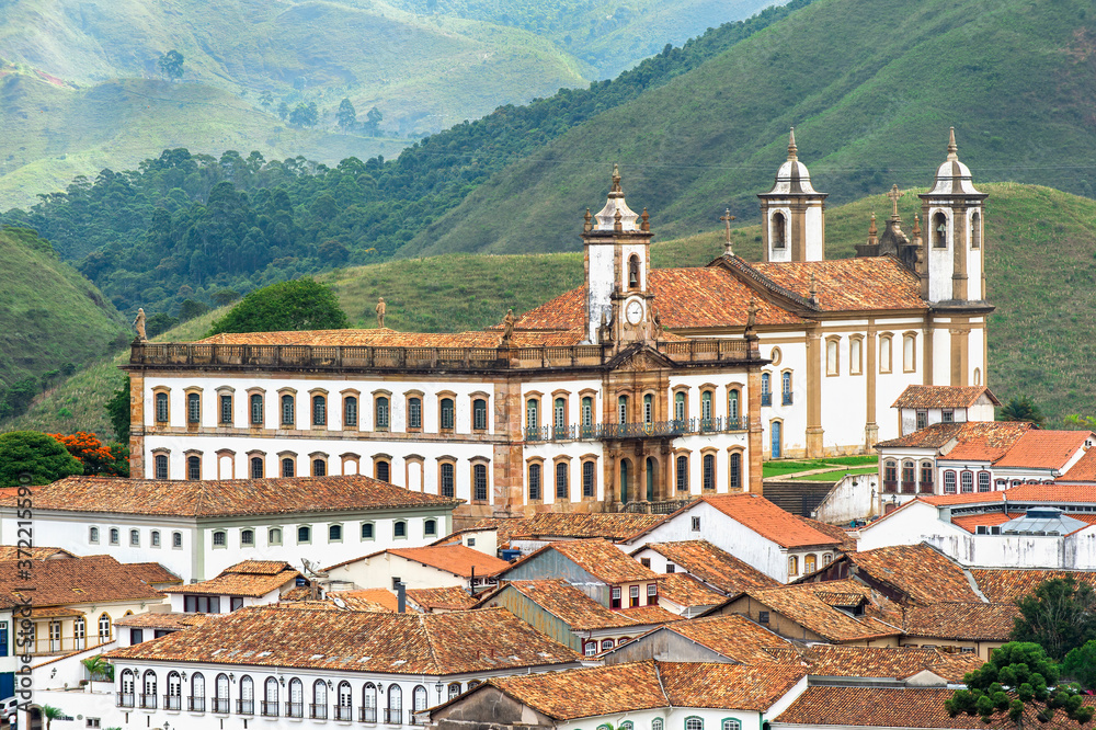 Da Inconfidencia Museum and Nossa Senhora Do Carmo Church, Ouro Preto, Minas Gerais, Brazil
