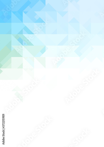 Intersecting shapes design on white background. Abstract minimalistic wallpaper. Colorful geometric template.