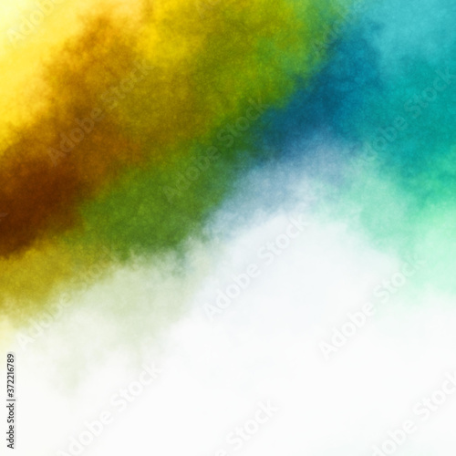 Watercolor painted background. Abstract Illustration wallpaper. Brush stroked painting. 2D Illustration. © Hybrid Graphics