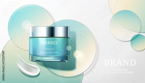 Skin care product ad template