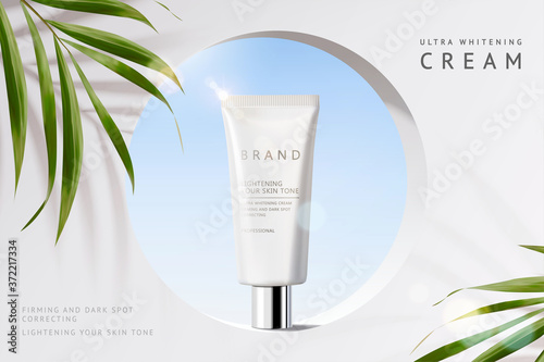 Skin care product ad template