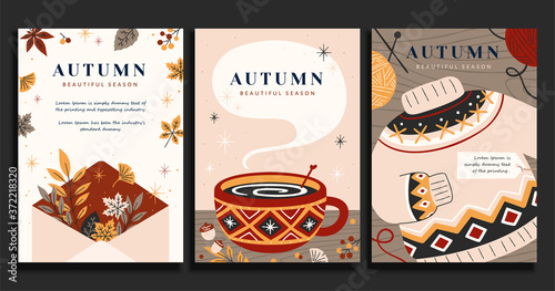 Autumn hygge cover collection photo