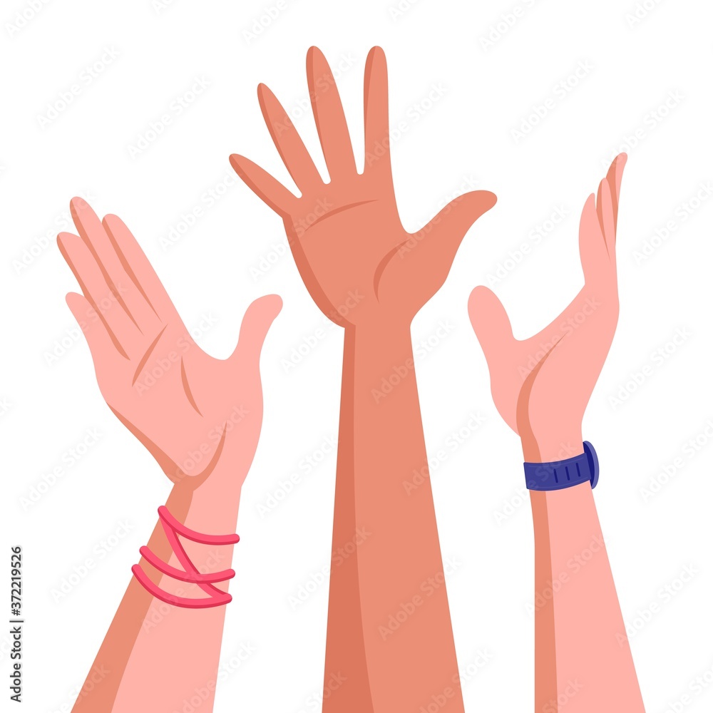 giving high five to each other giving high five to each other
