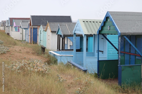 Hunstanton beach huts for family holidays by the sea  © Wendy