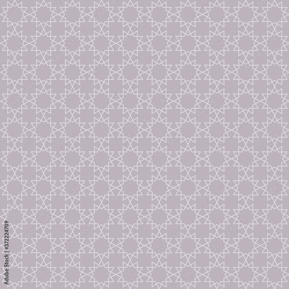 islamic monochrome purple seamless pattern for background, wallpaper, texture, banner, label etc. vector design.