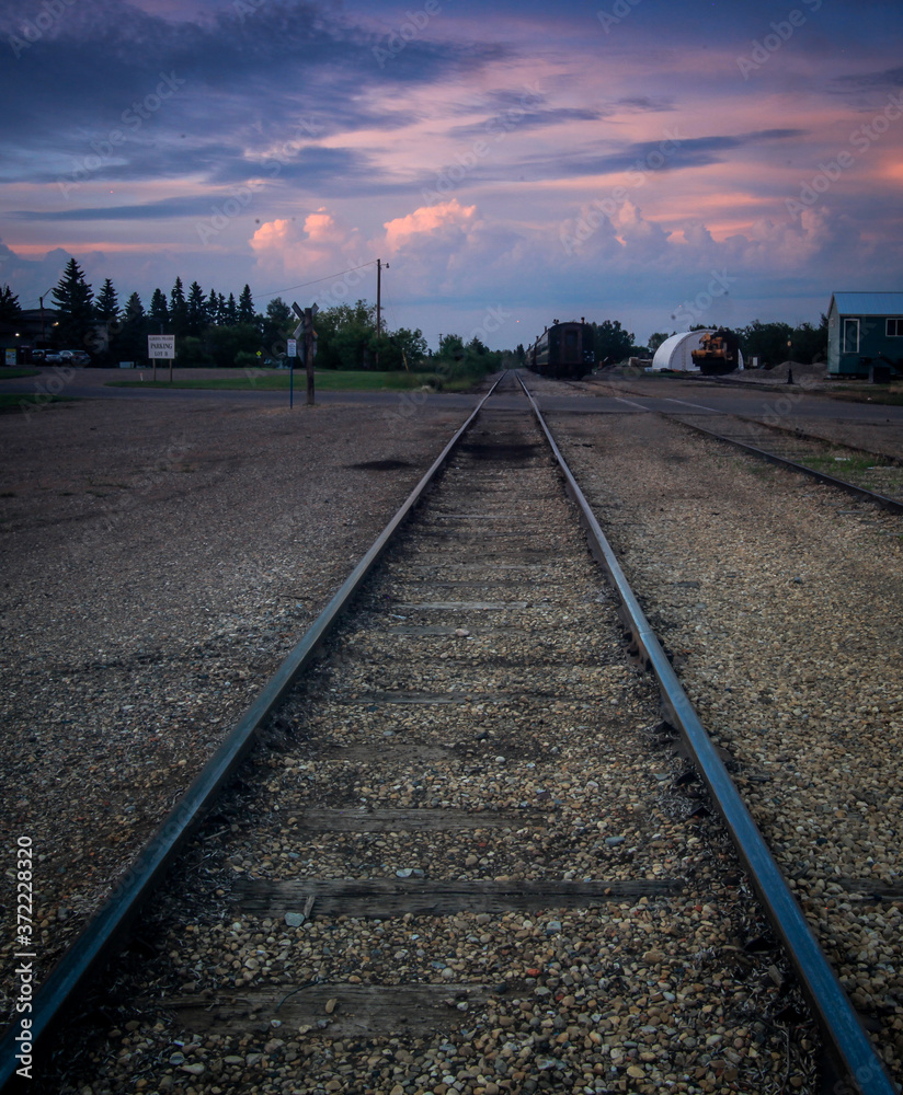 Fototapeta premium Stettler vintage train station