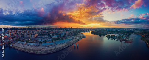Sunset over Dnipro photo
